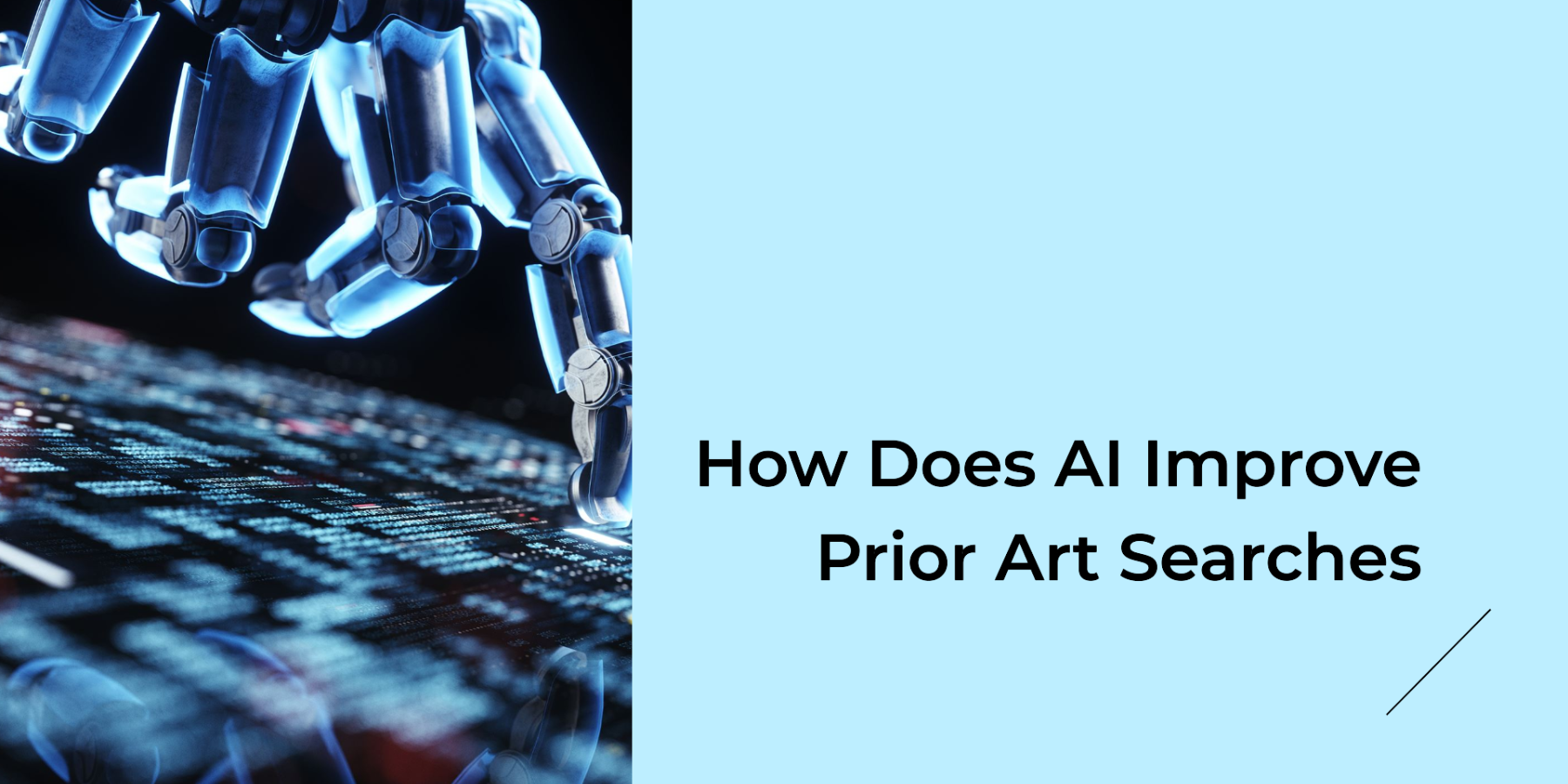 how AI improves prior art search